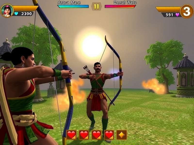 Arjuna S Archery Warrior Gameplay Screenshot